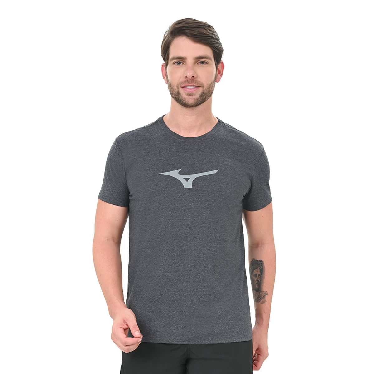 Camiseta Casual Masculina Mizuno LifeStyle G Preto
