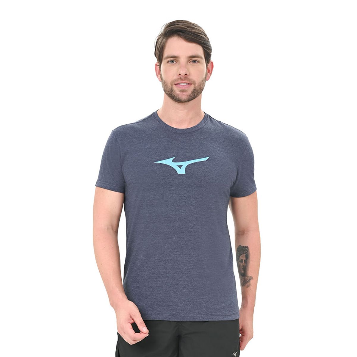 Camiseta de Treino Masculina Mizuno Lifestyle GG Azul