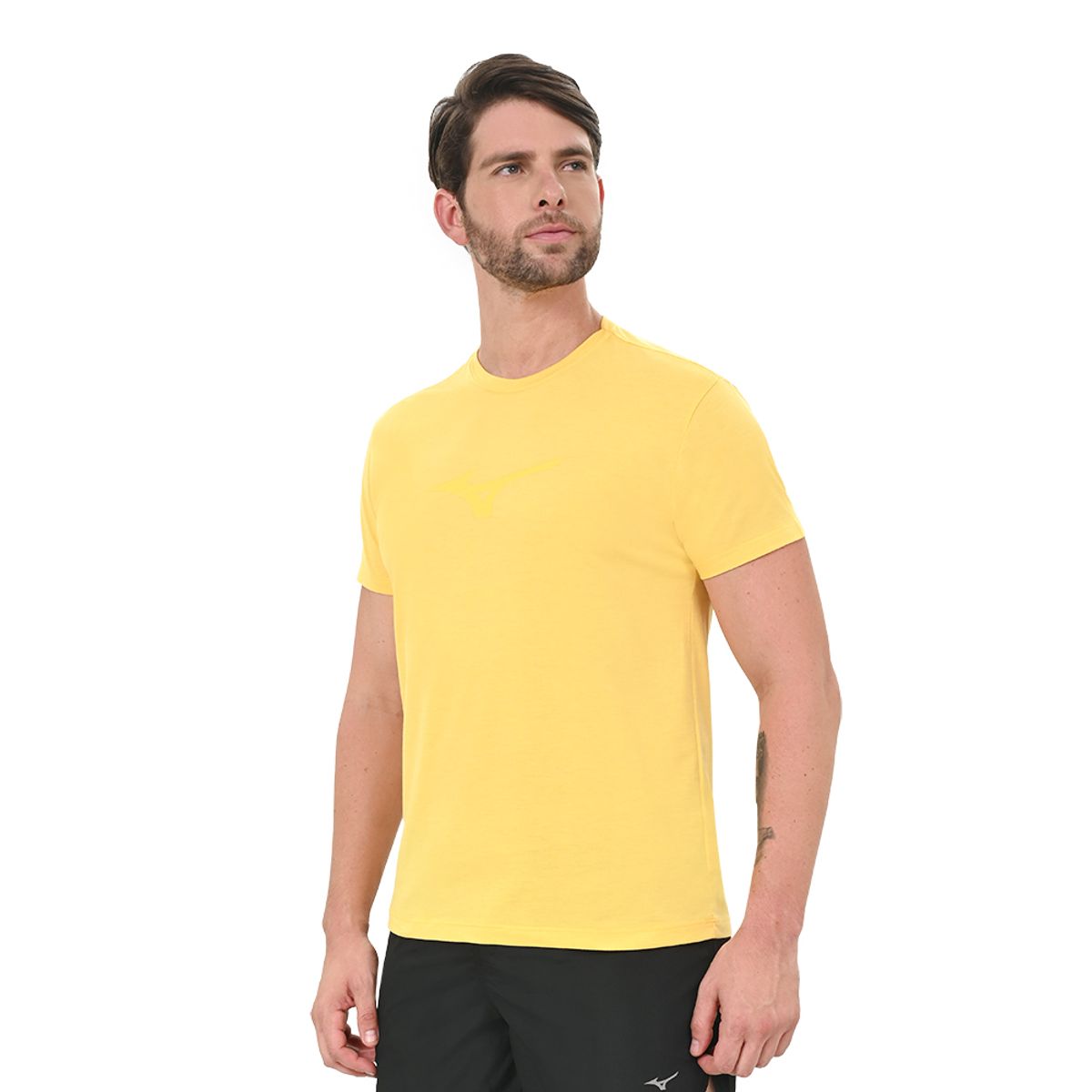 Camiseta Casual Masculino Mizuno Lifestyle G Amarelo