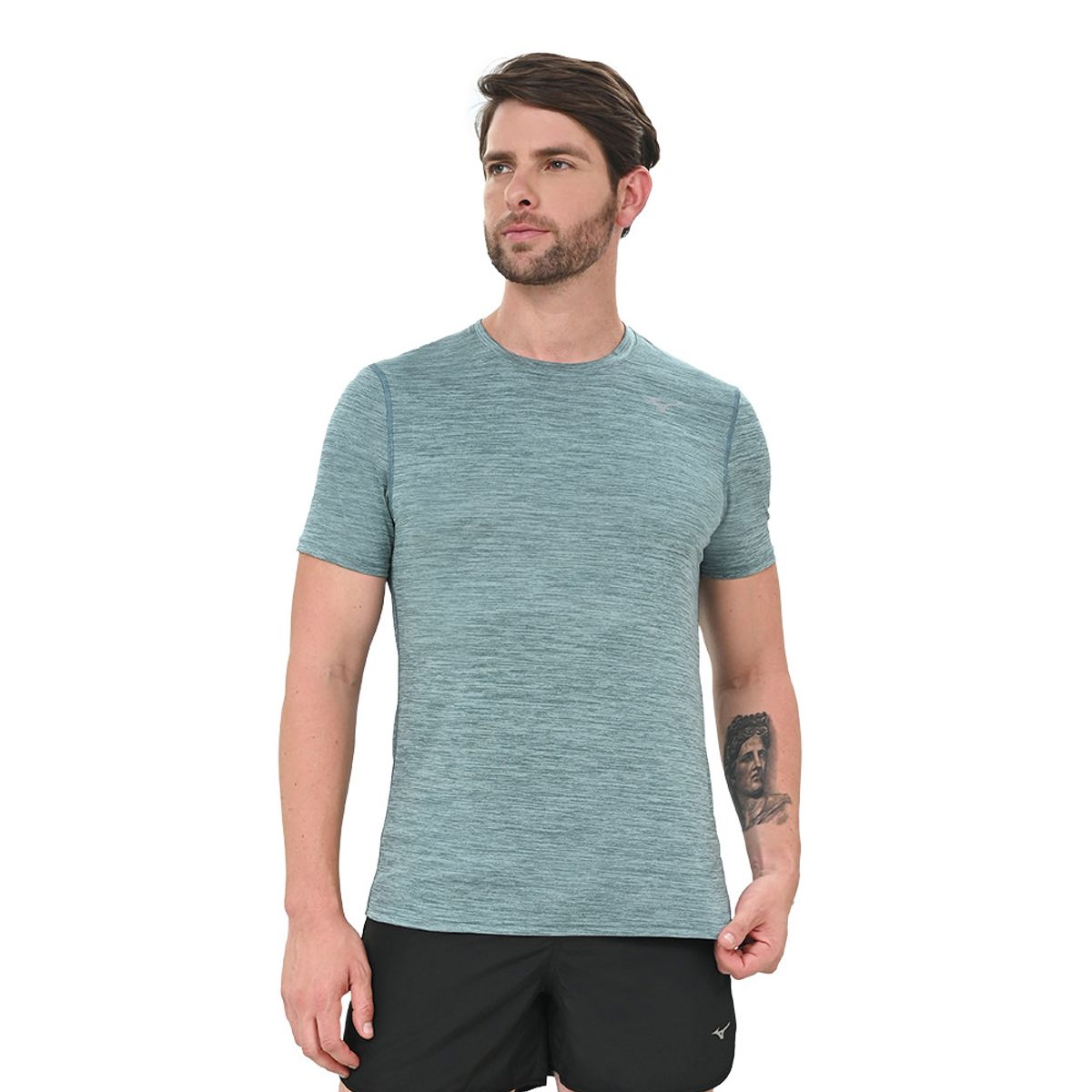 Camiseta de Treino Masculina Mizuno Impulse Core G Azul