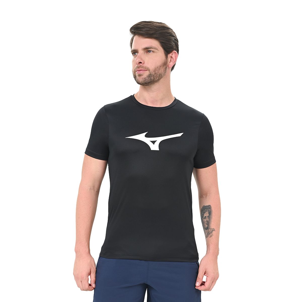 Camiseta de Treino Masculina Mizuno Spark EGG Preto
