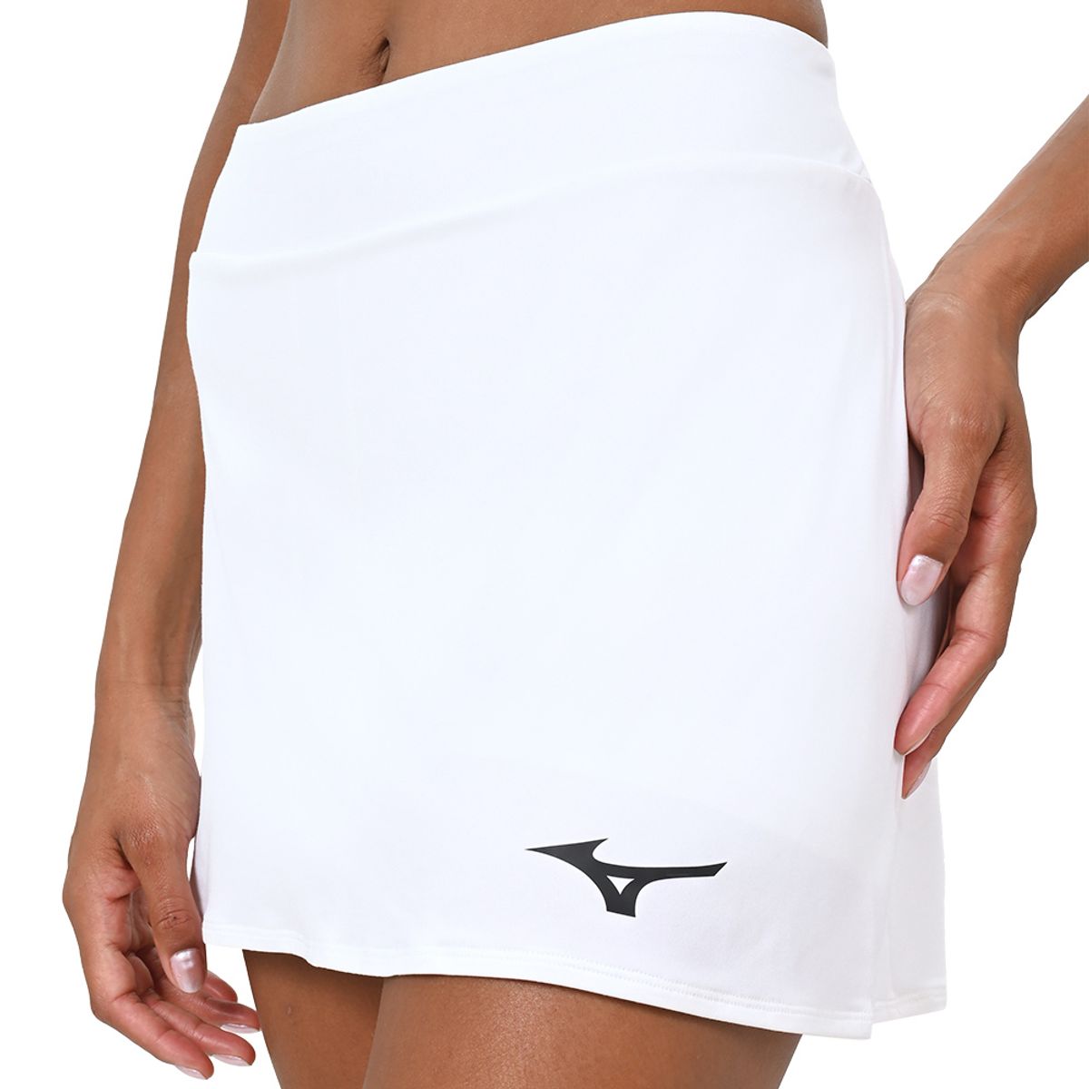 Saia de Tennis Feminina Mizuno Flex G Branco