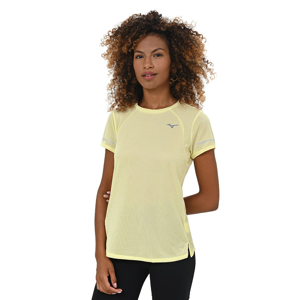 Camiseta de Corrida Feminina Mizuno Dryaeroflow