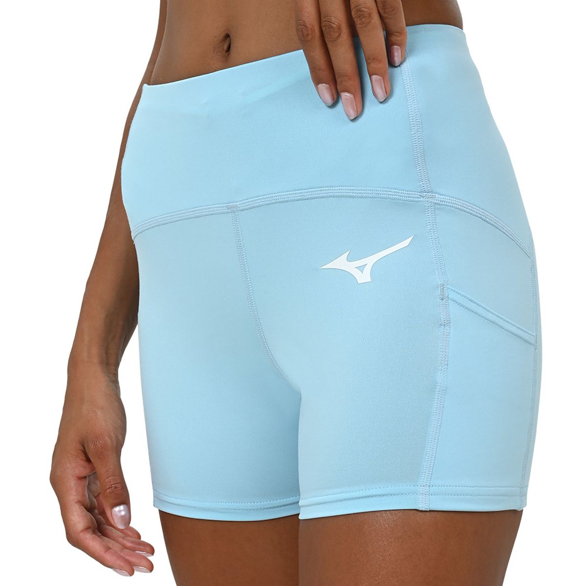 Shorts de Tennis Feminino Mizuno Tight P Azul