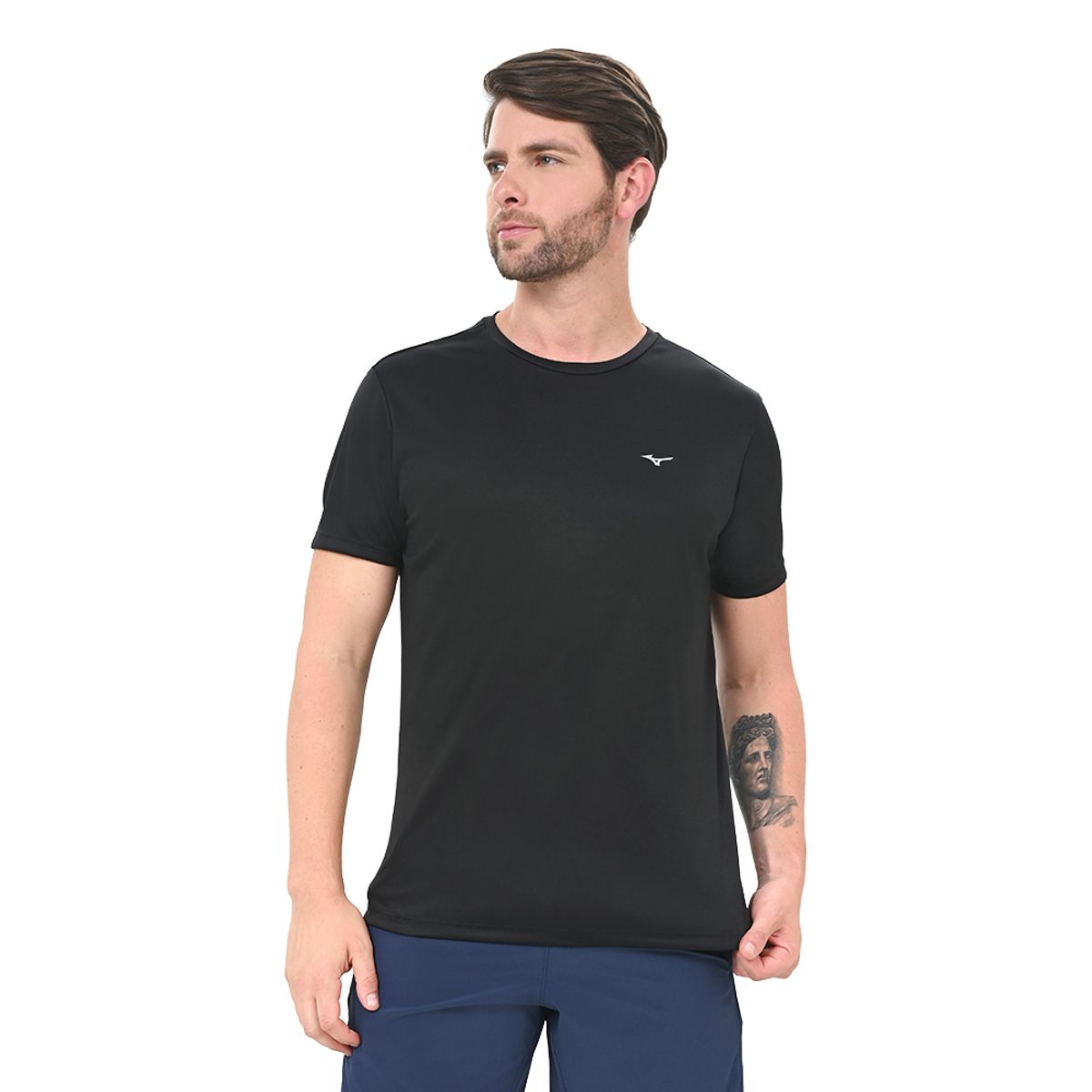 Camiseta de Treino Masculina Mizuno Sportwear GG Preto