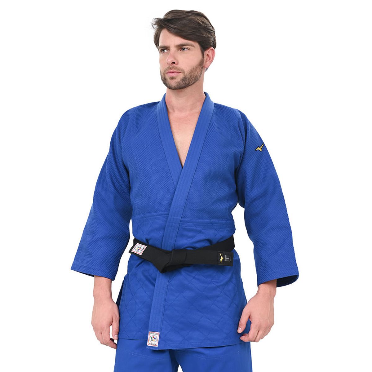 Jaqueta de Kimono Unissex Mizuno 2 Azul