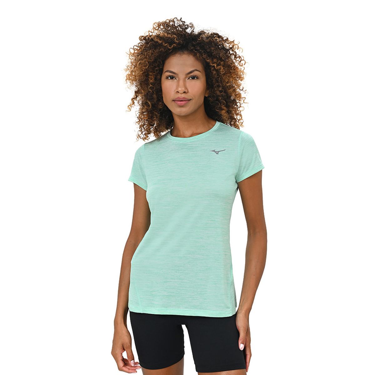 Camiseta de Treino Feminina Mizuno Impulse Core G Azul