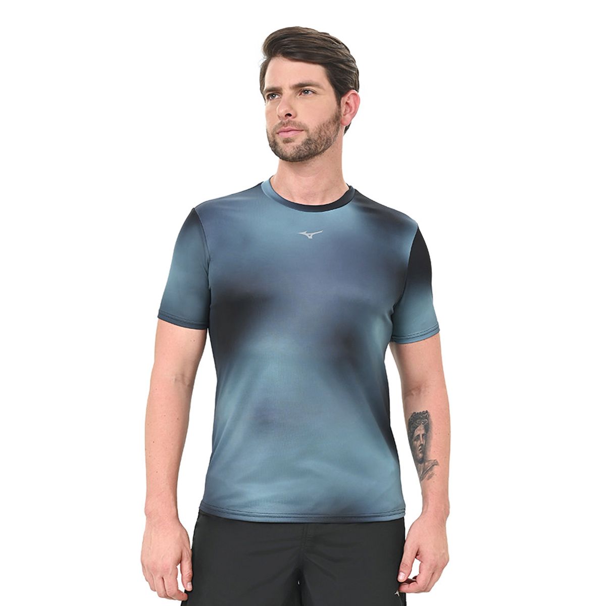 Camiseta de Corrida Masculina Mizuno Core Graphic M Azul