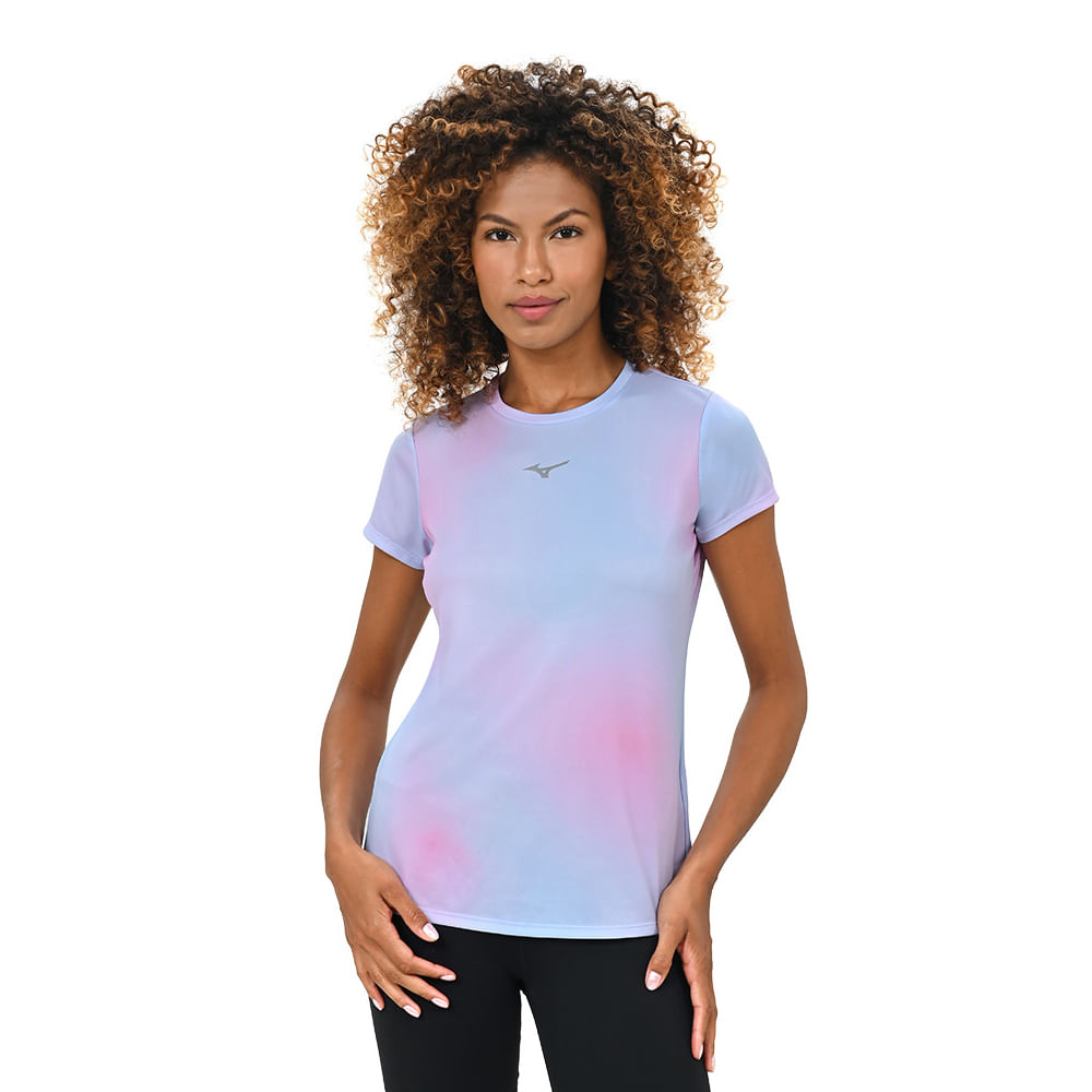 Camiseta de Treino Feminina Mizuno Impulse Core Graphic