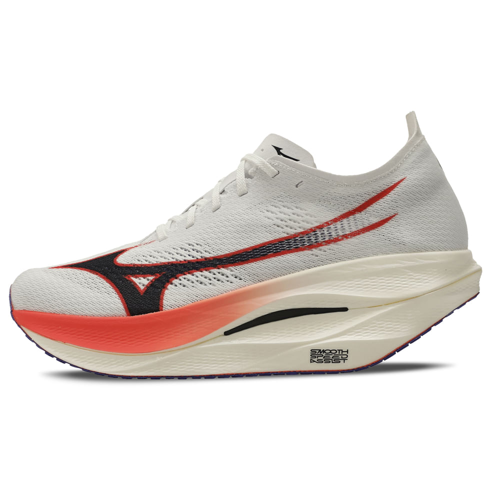 Tênis de Corrida Mizuno Wave Rebellion Pro 3 - 40 Branco