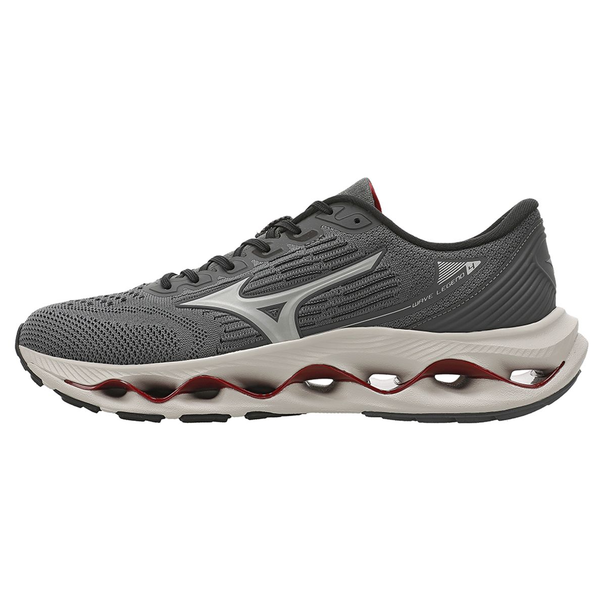 Tênis de Corrida Mizuno Wave Legend 4 Masculino 39 Cinza