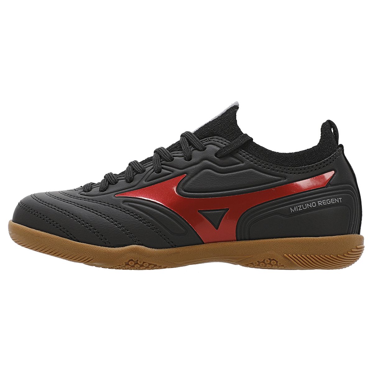Chuteira Futsal Mizuno Regent IN Junior 33 Preto