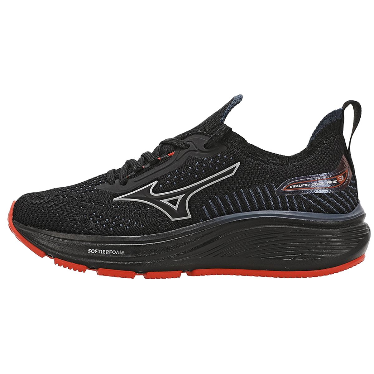 Tênis Mizuno Cool Ride 3 Junior 33 Preto