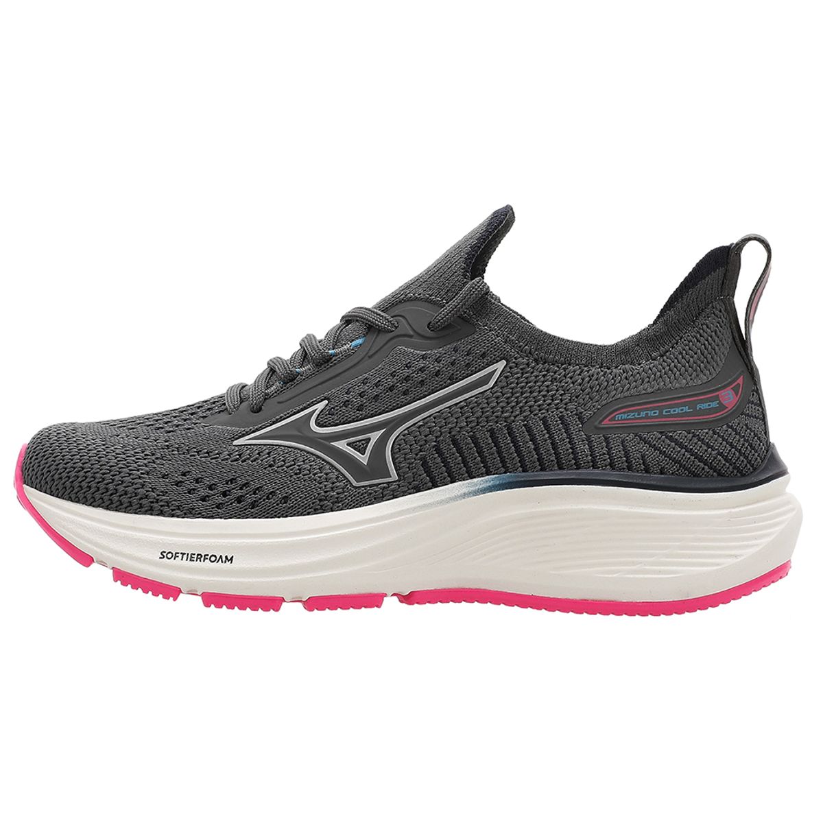 Tênis Mizuno Cool Ride 3 Junior 35 Cinza