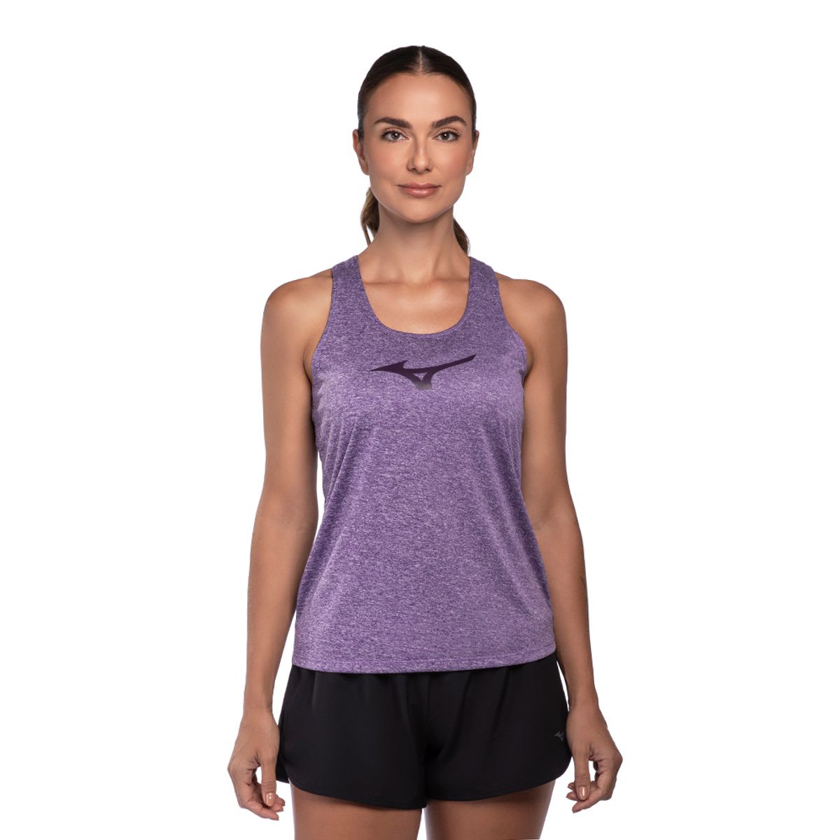 Regata de Corrida Feminina Mizuno Spark Big Logo P Roxo