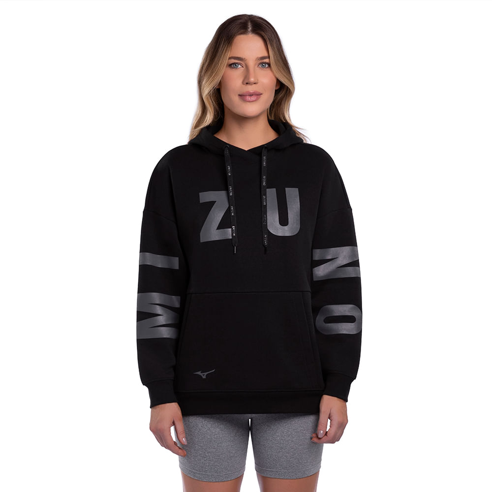 Moletom Canguru Sportstyle Feminino Mizuno