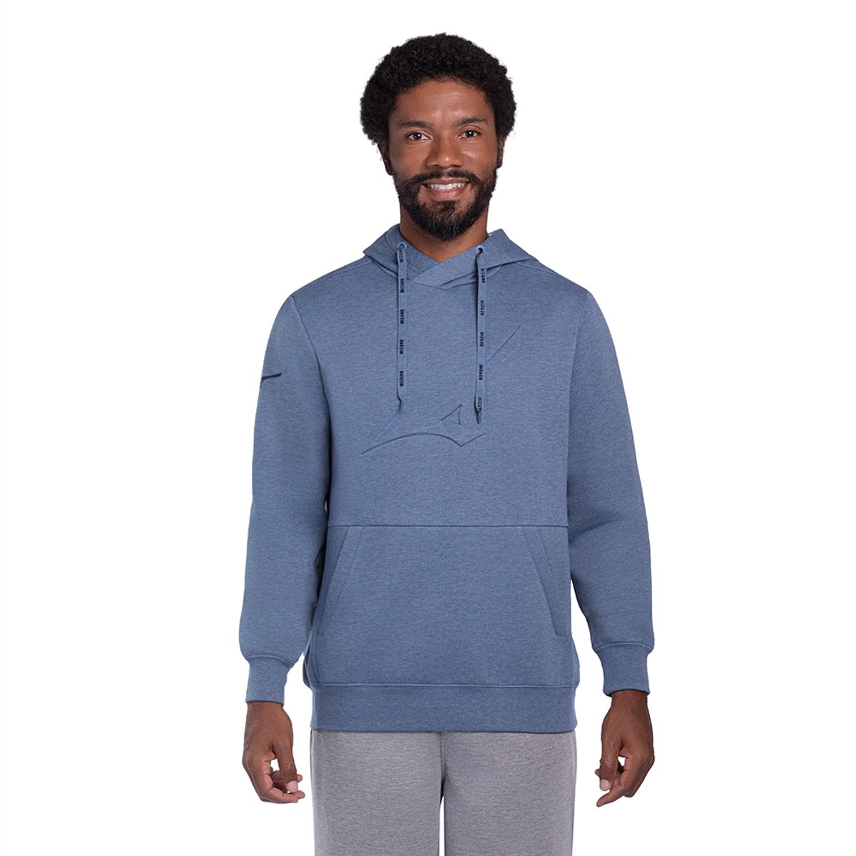 Moletom Masculino Mizuno Soft II P Azul