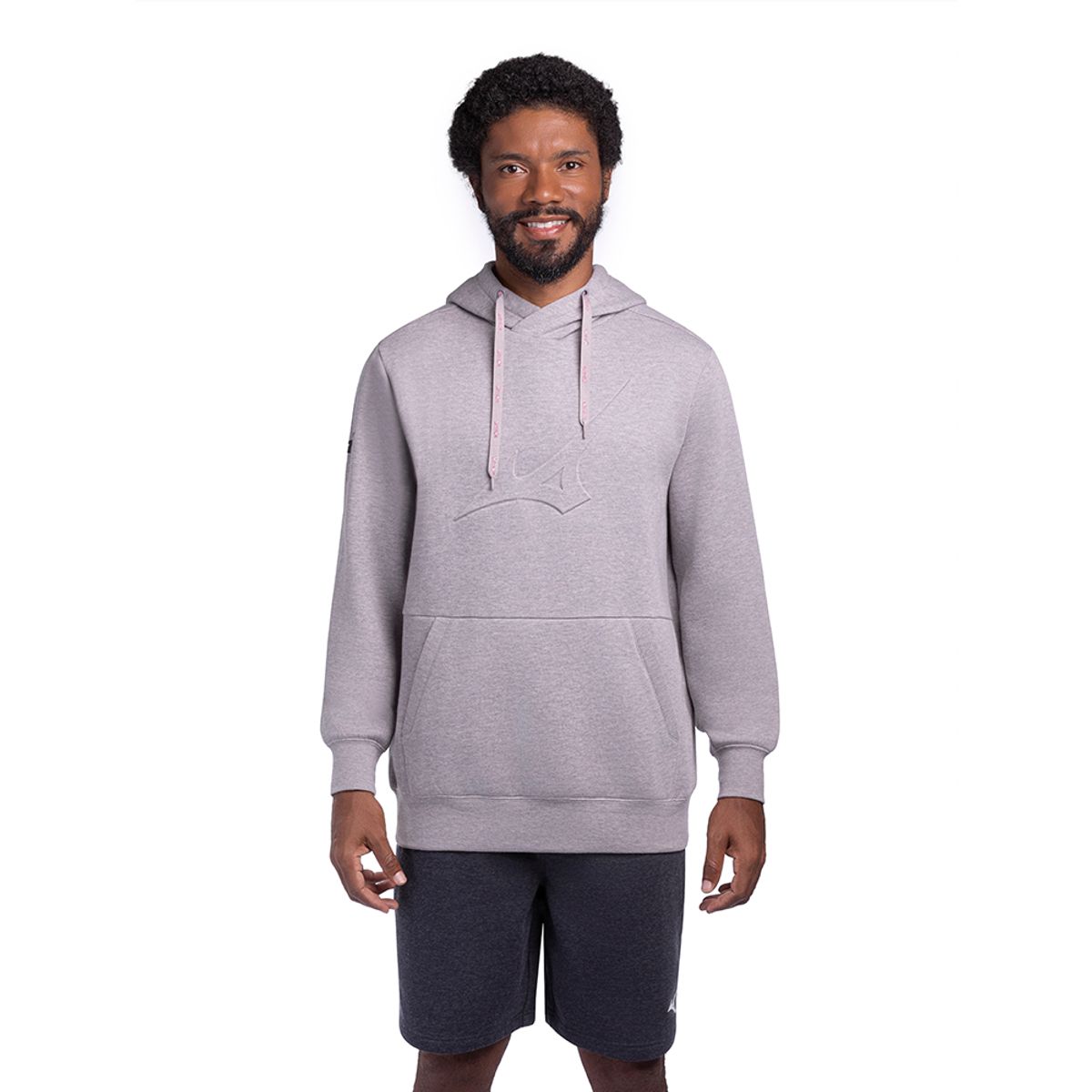 Moletom Masculino Mizuno Soft II G Rosa