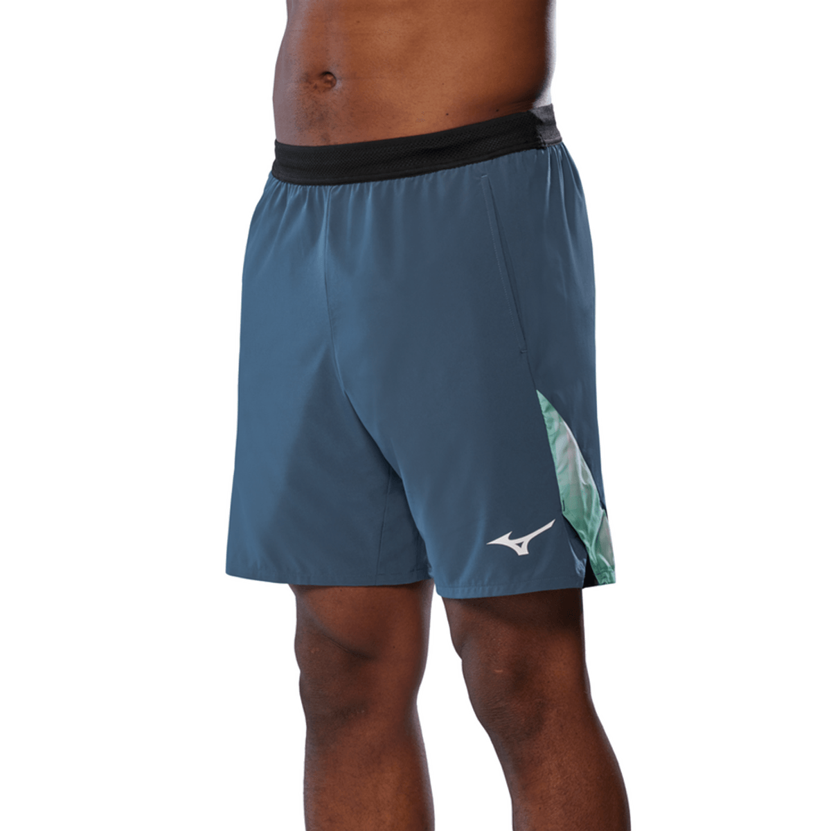 Shorts de Tennis Mizuno Frontier 8 in Amplify Masculino P Azul