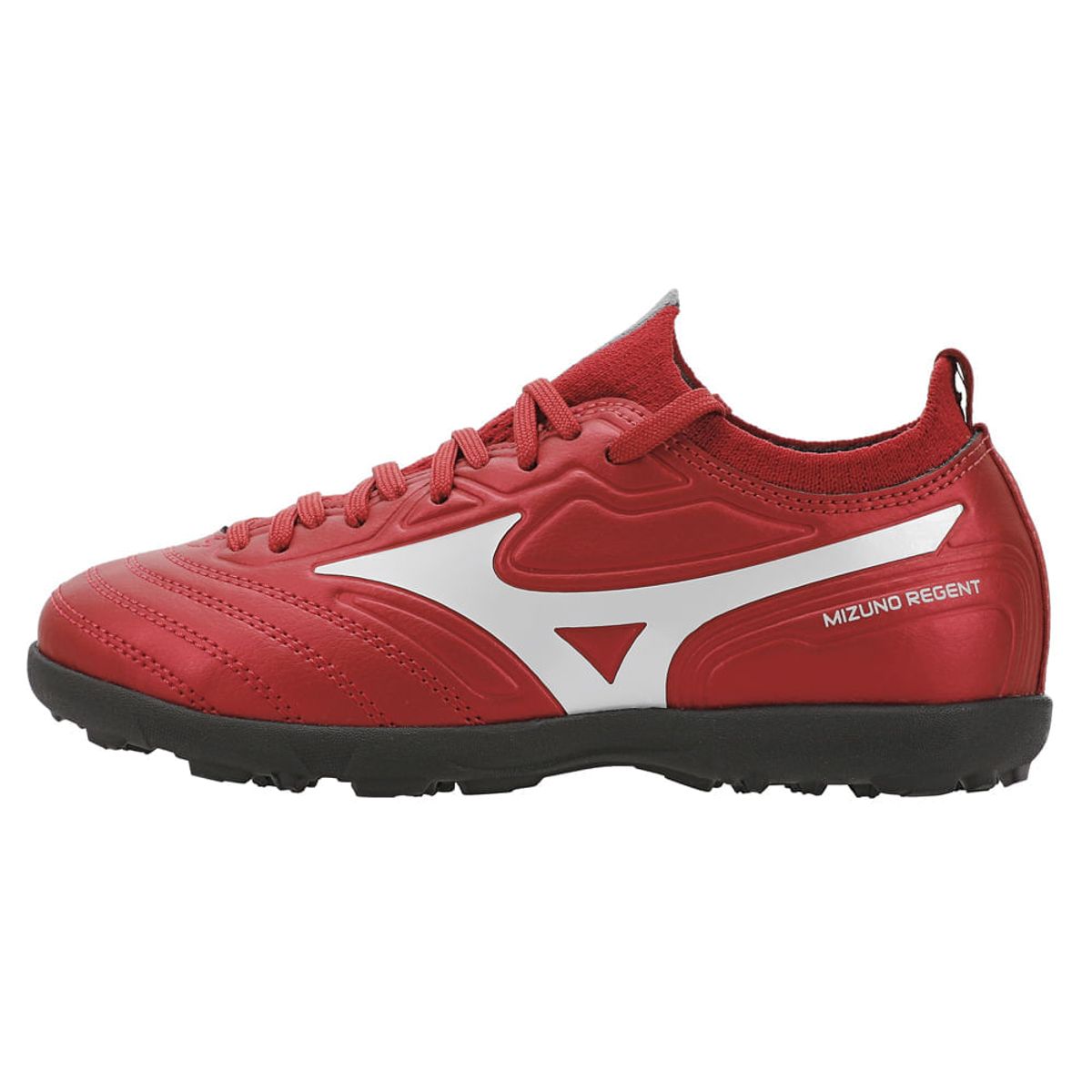 Chuteira Society Mizuno Regent AS Junior 31 Vermelho