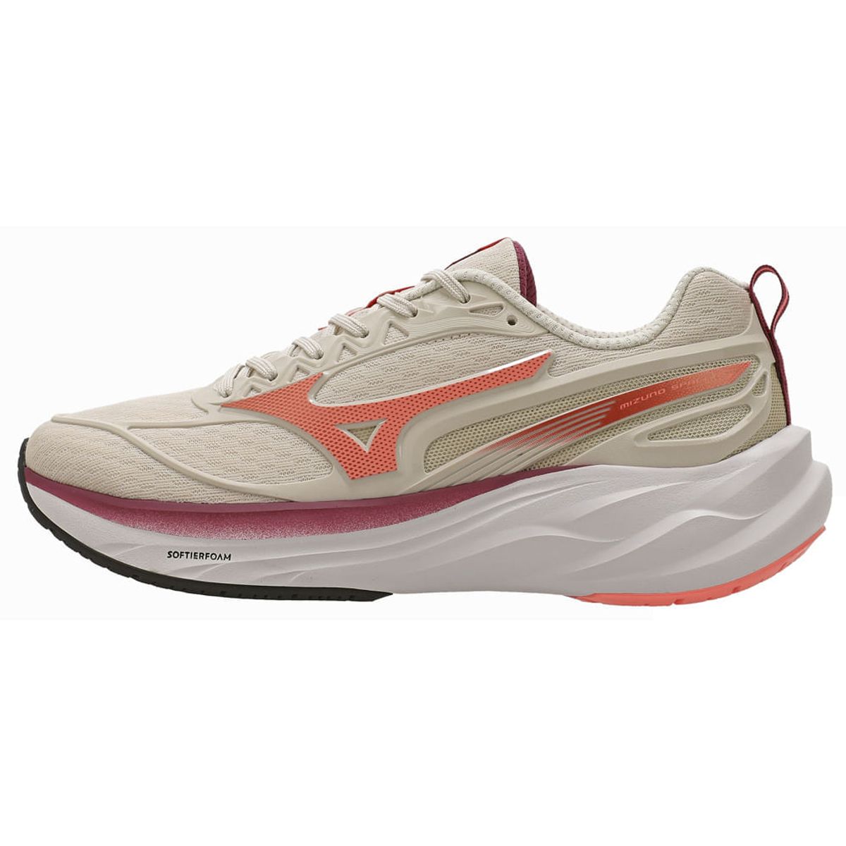 Tênis de Corrida Mizuno Space 5 Feminino 39 Bege