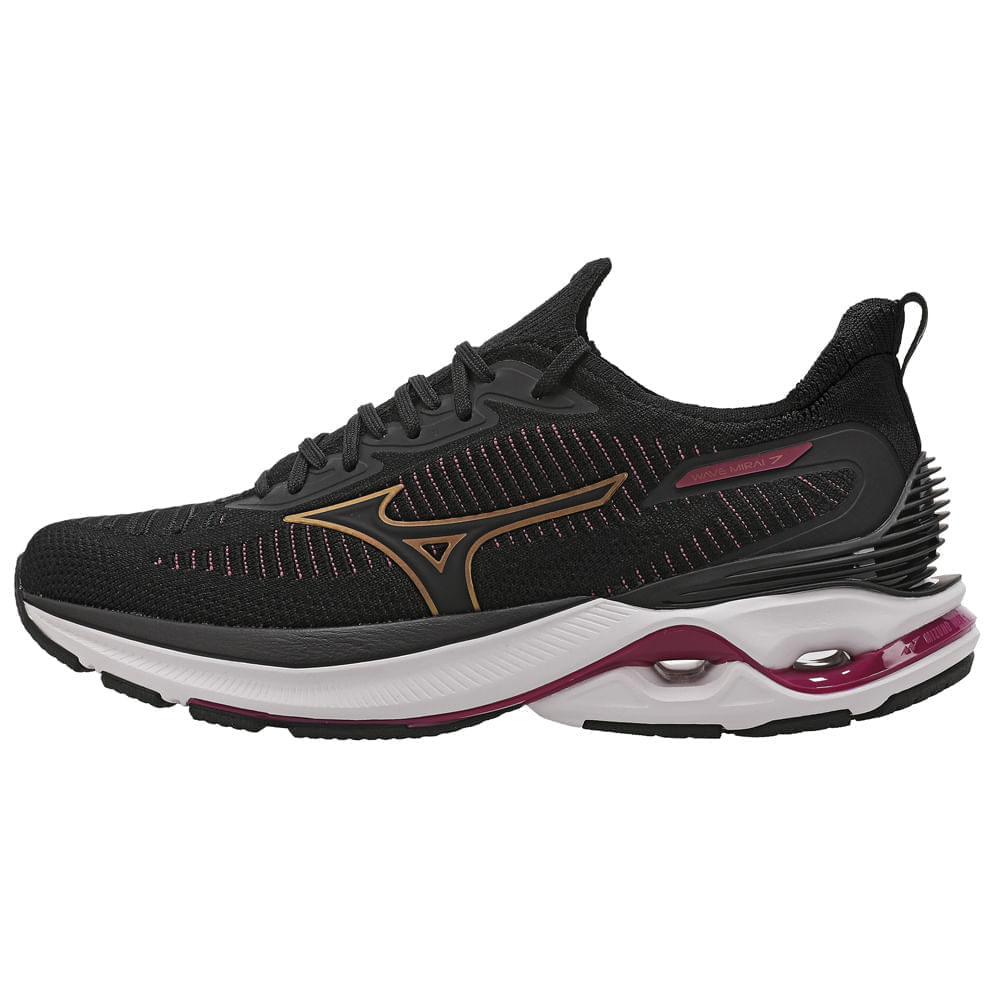 Tênis de Corrida Mizuno Wave Mirai 7 - 35 Preto