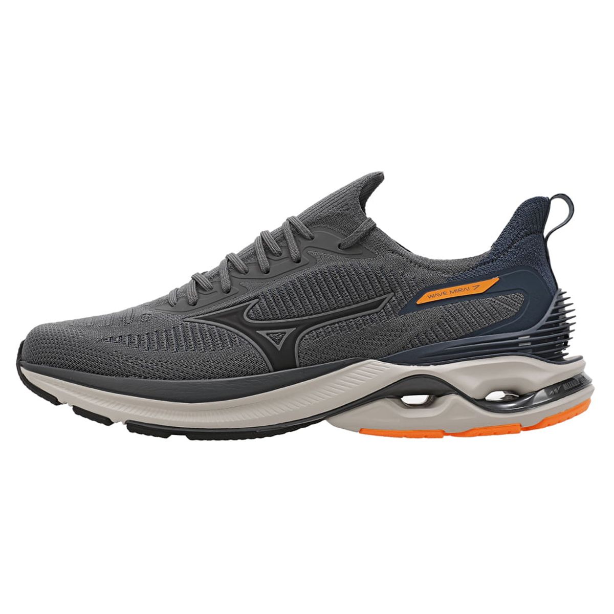 Tênis de Corrida Mizuno Wave Mirai 7 Masculino 45 Cinza