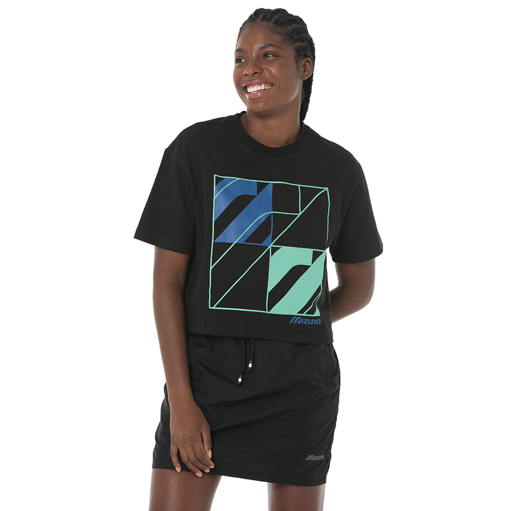Camiseta Feminina Mizuno Street Logo