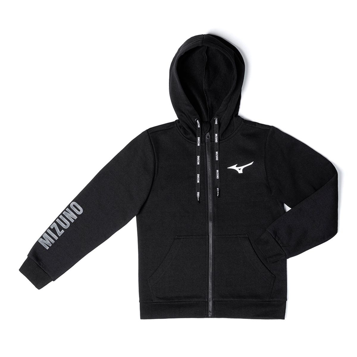 Moletom Infantil Mizuno Zipper Jr 8 Preto