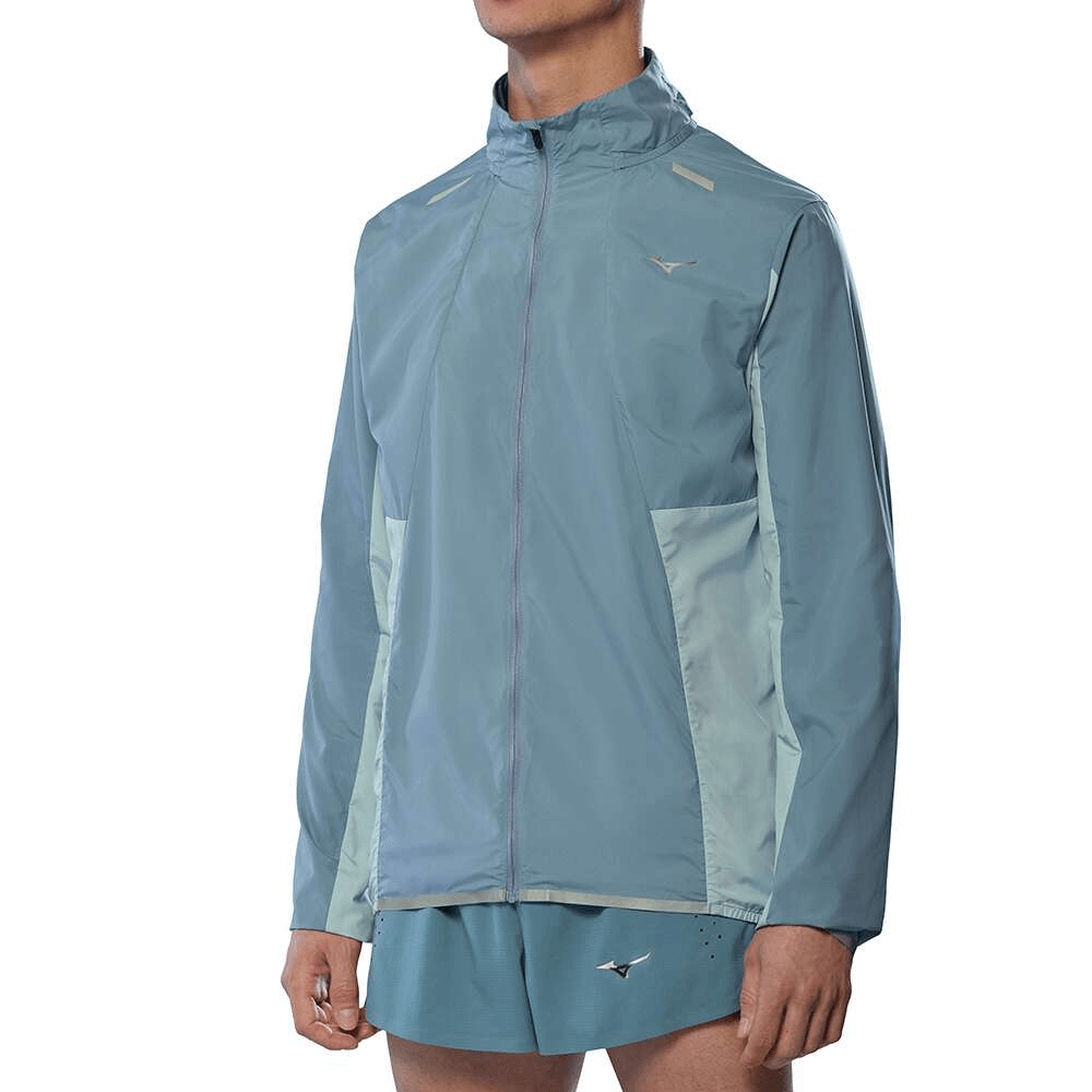 Jaqueta de Corrida Mizuno Tech Light Masculina - GG Azul