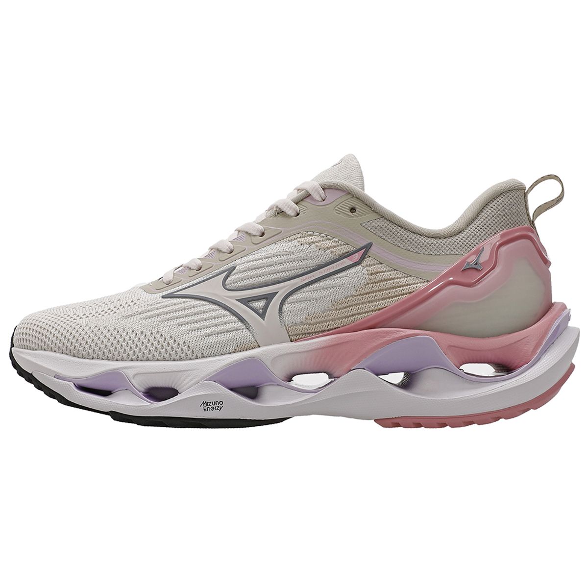 Tênis de Corrida Feminino Mizuno Wave Stratos 3 38 Bege
