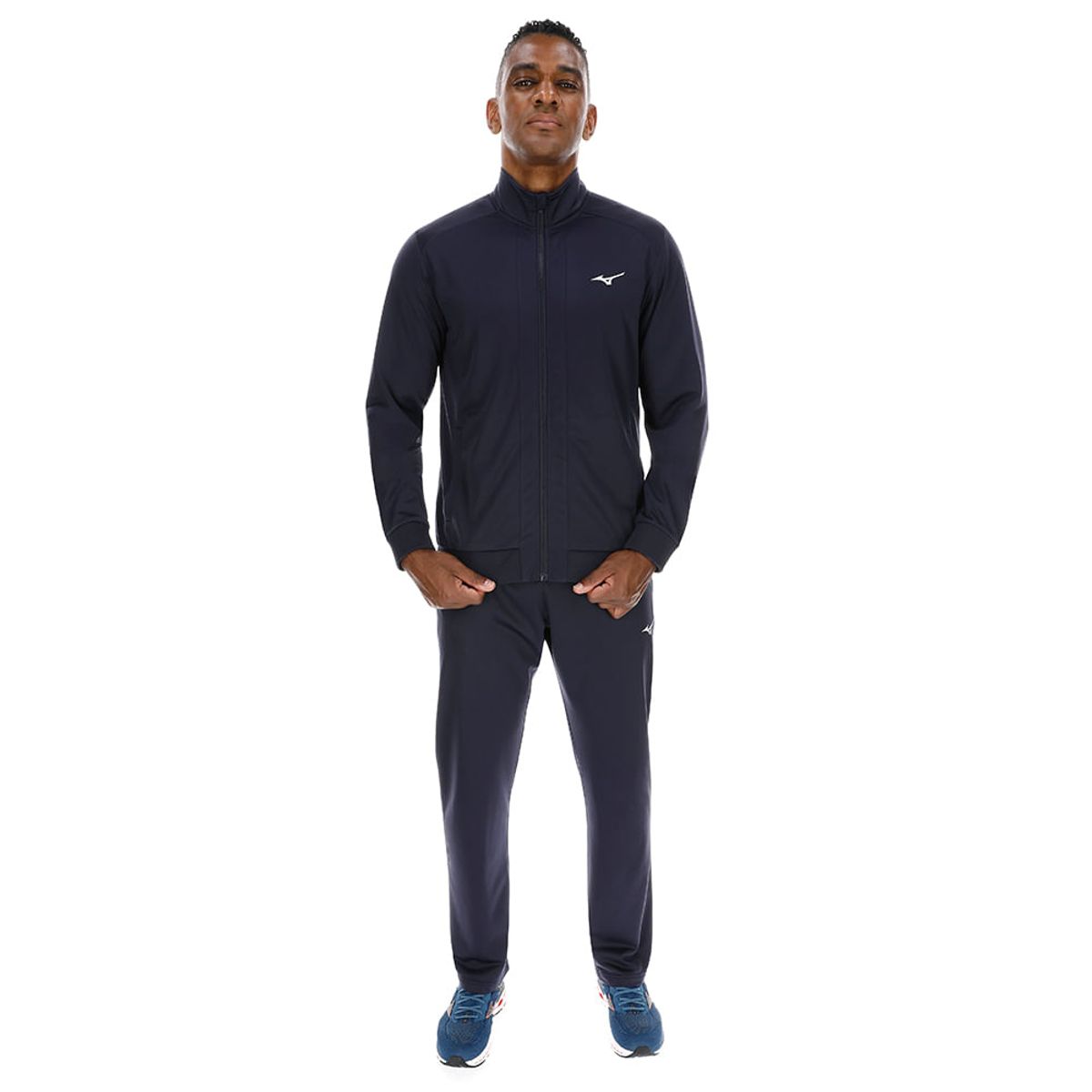 Conjunto de Agasalho de Treino Masculino Mizuno I P Azul