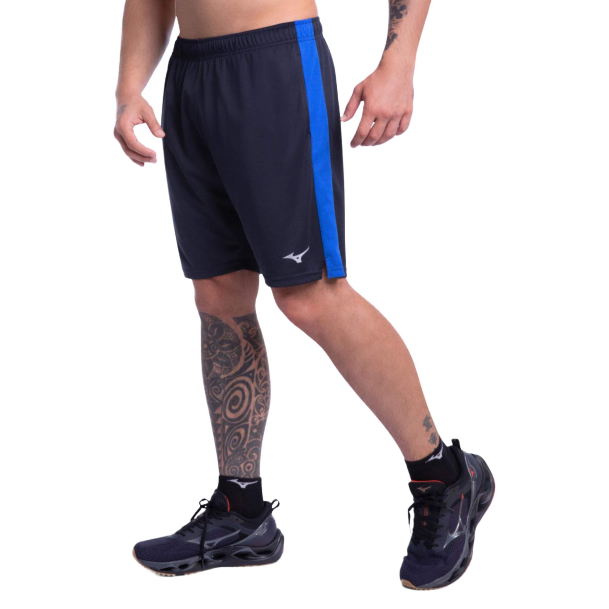 Bermuda de Treino Mizuno Root Mesh Masculina - P Azul