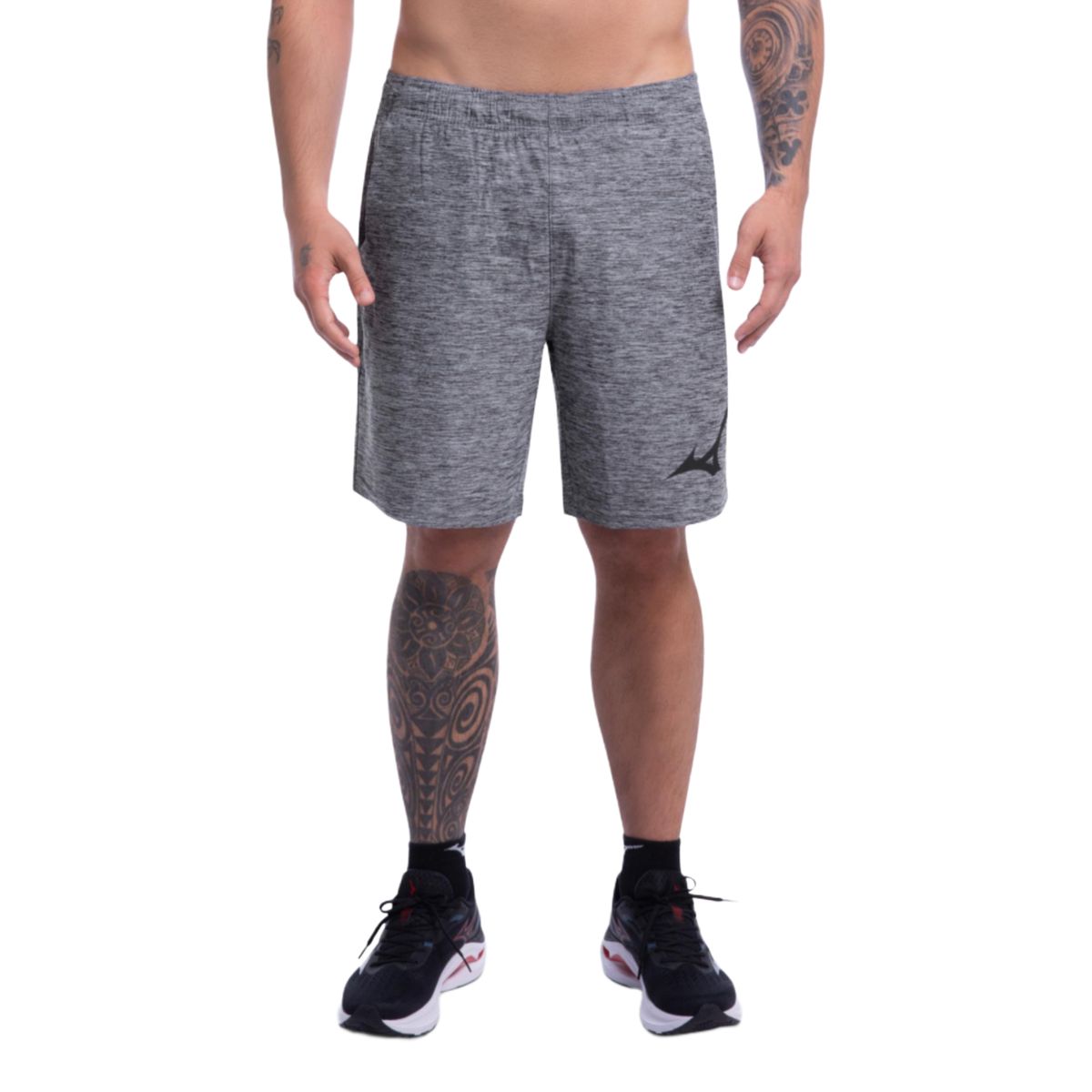 Bermuda de Treino Mizuno Malha Soul Fit Masculina GG Cinza