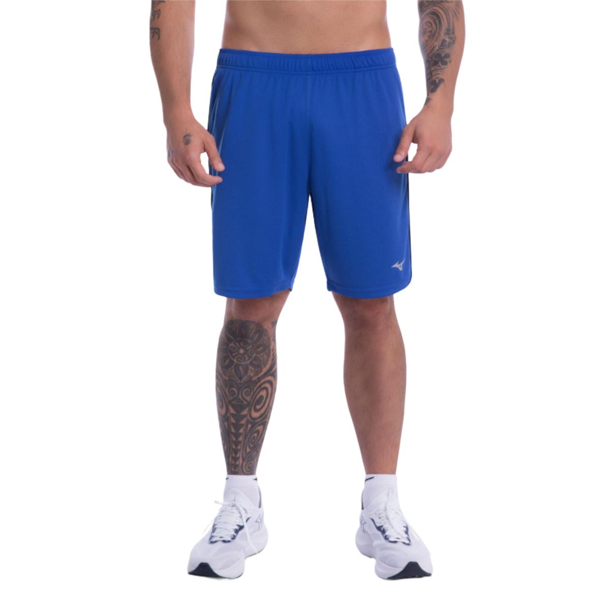 Bermuda de Treino Mizuno Root Mesh Masculina GG Azul