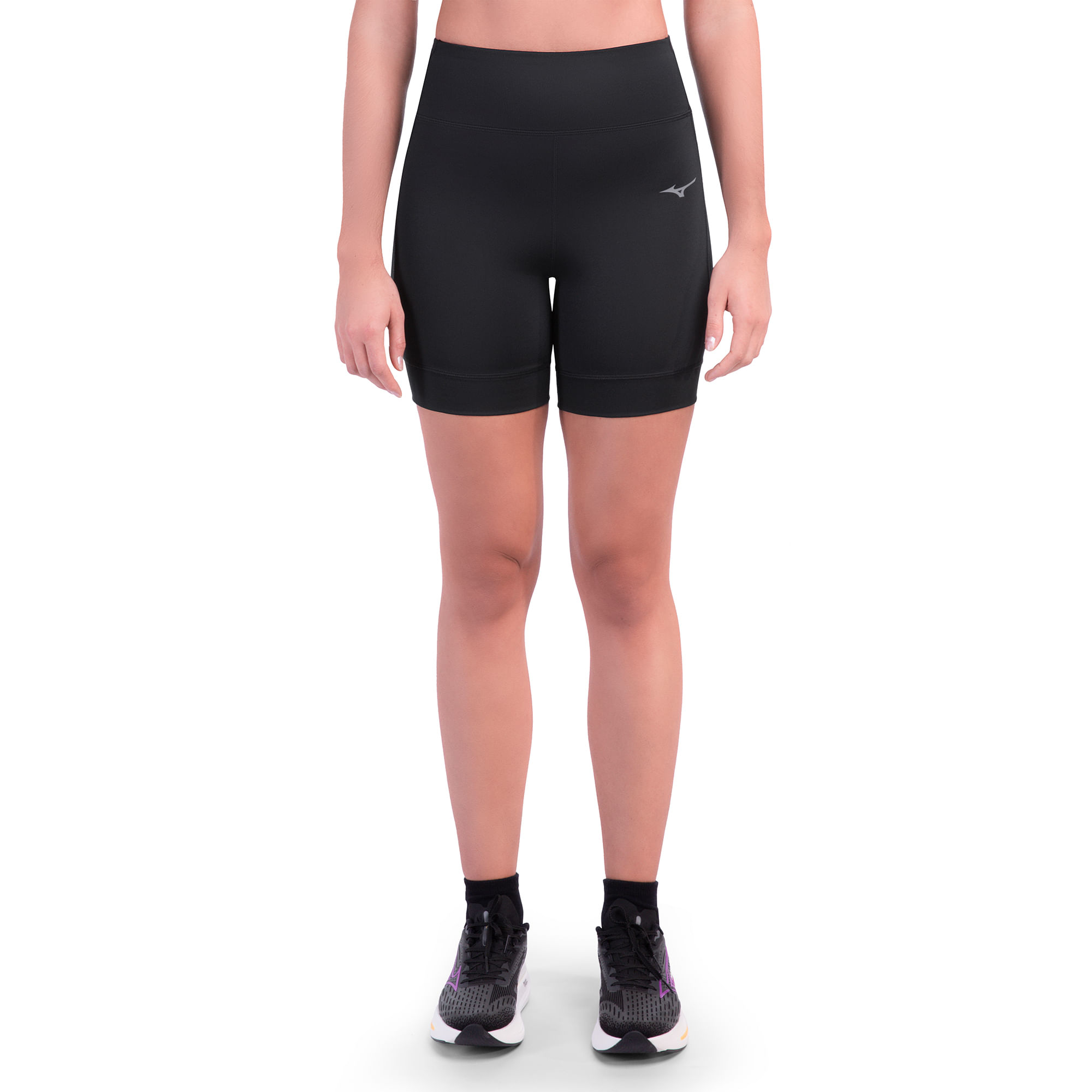 Bermuda de Corrida Mizuno Compress Feminino - M Preto