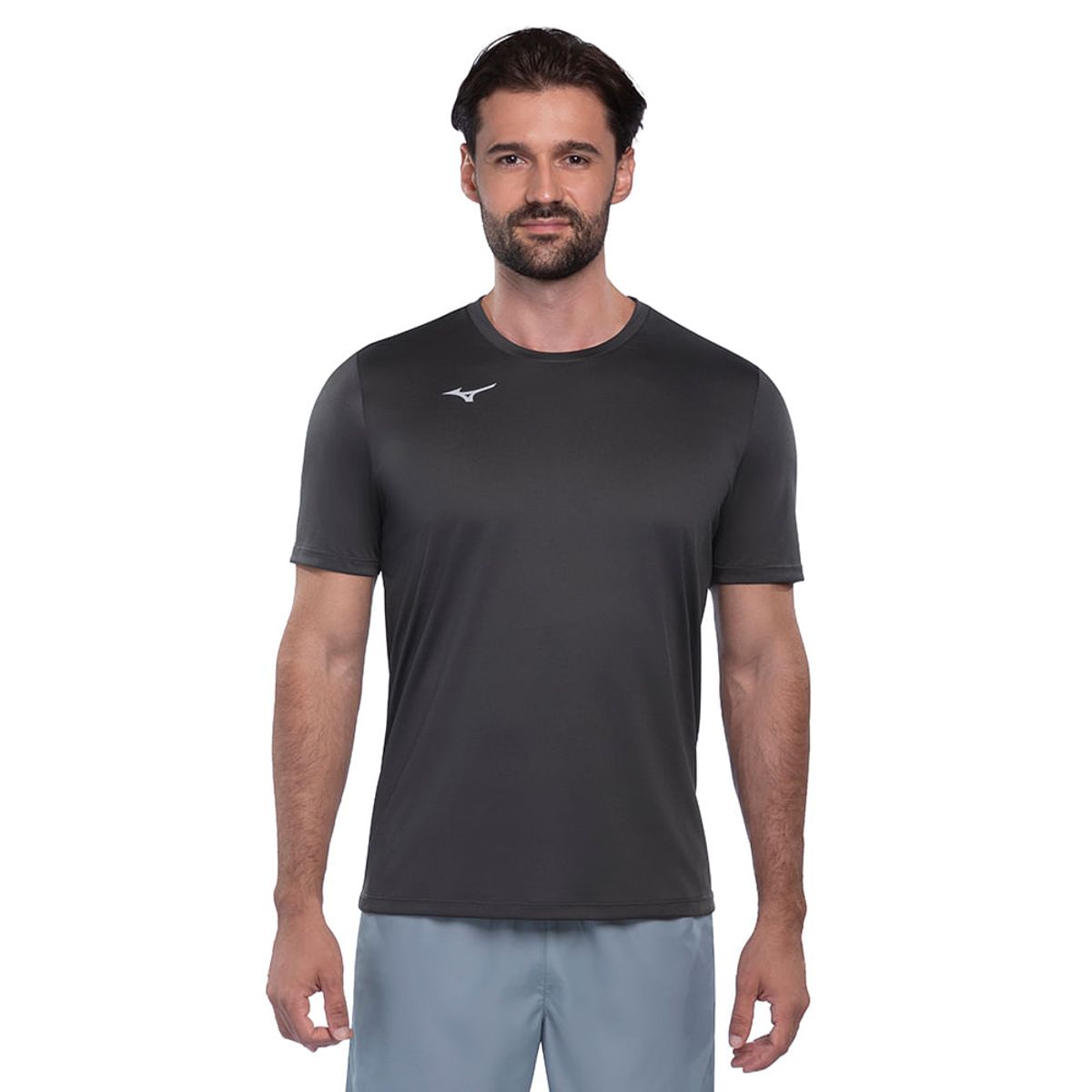 Camiseta de Treino Mizuno Energy 2.0 Masculina M Cinza