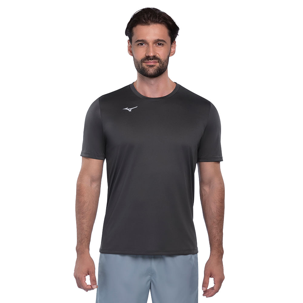 Camiseta de Treino Mizuno Energy 2.0 Masculina - P Cinza