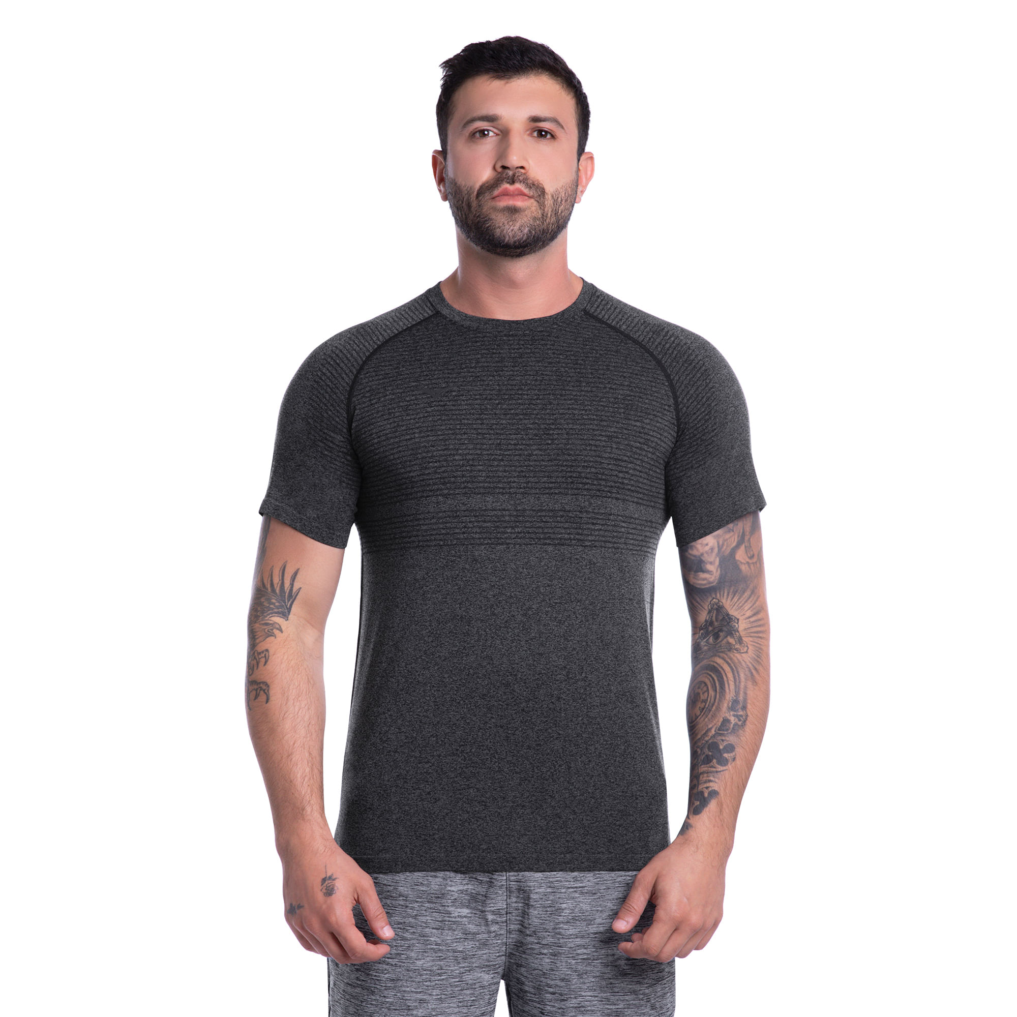 Camiseta de Treino Mizuno Soul Fit 4 New Masculina - GG Preto