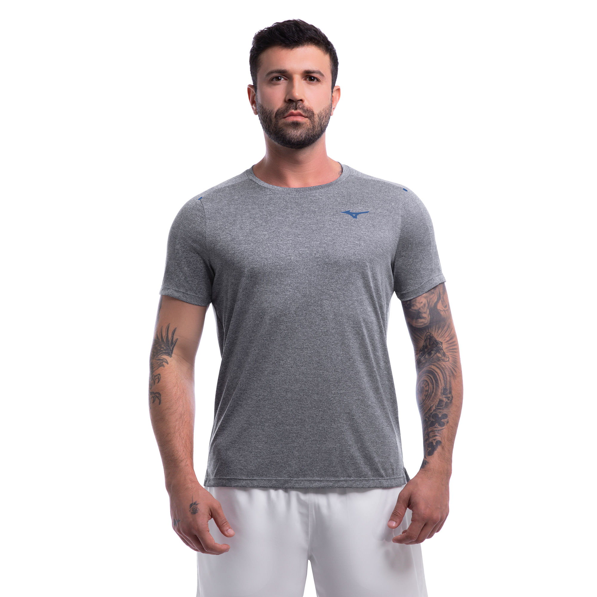 Camiseta de Treino Mizuno Prime New Masculina - P Azul