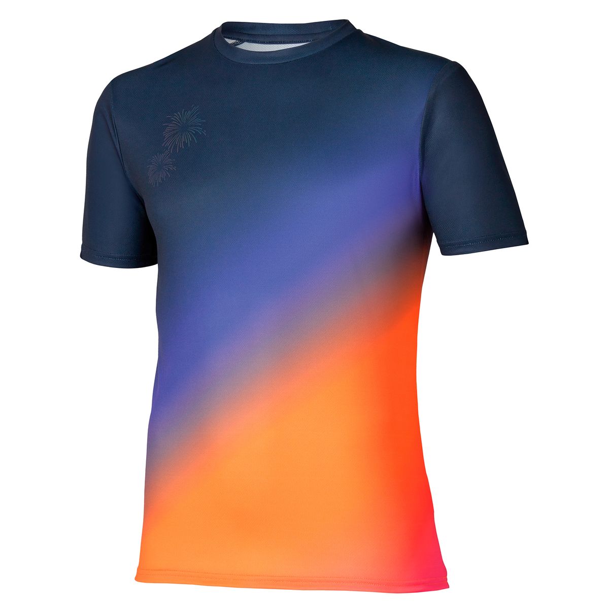 Camiseta de Corrida Mizuno Core Graphic Masculina GG Azul