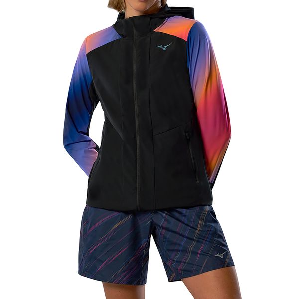 Jaqueta de Corrida Mizuno Active Alpha Feminina G Preto
