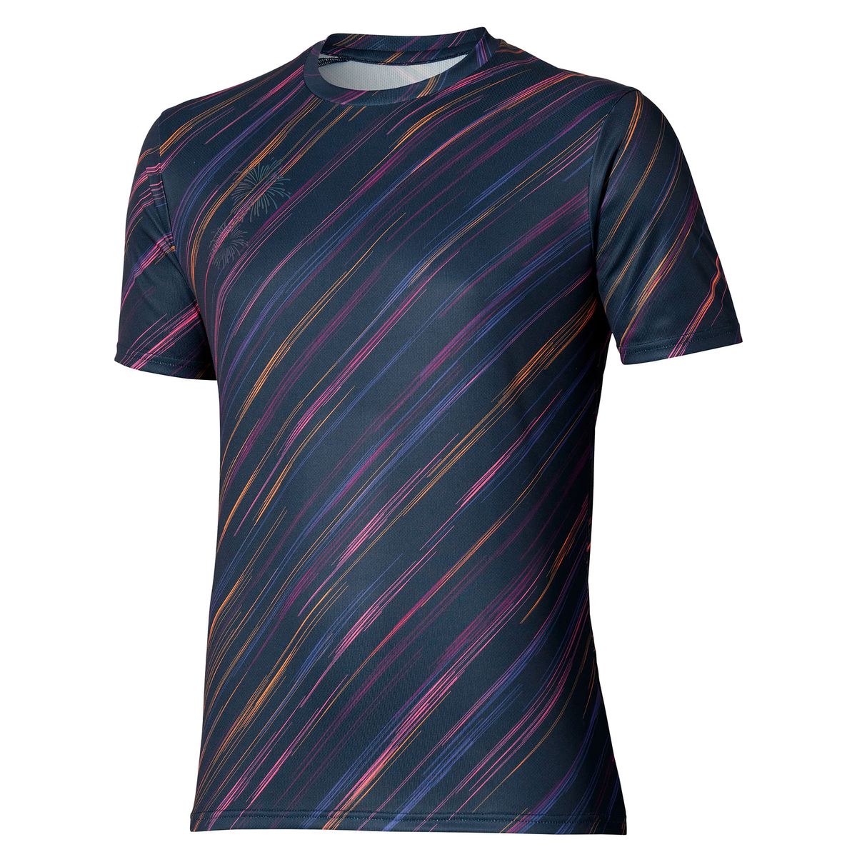 Camiseta de Corrida Mizuno Core Graphic Masculina EG Azul