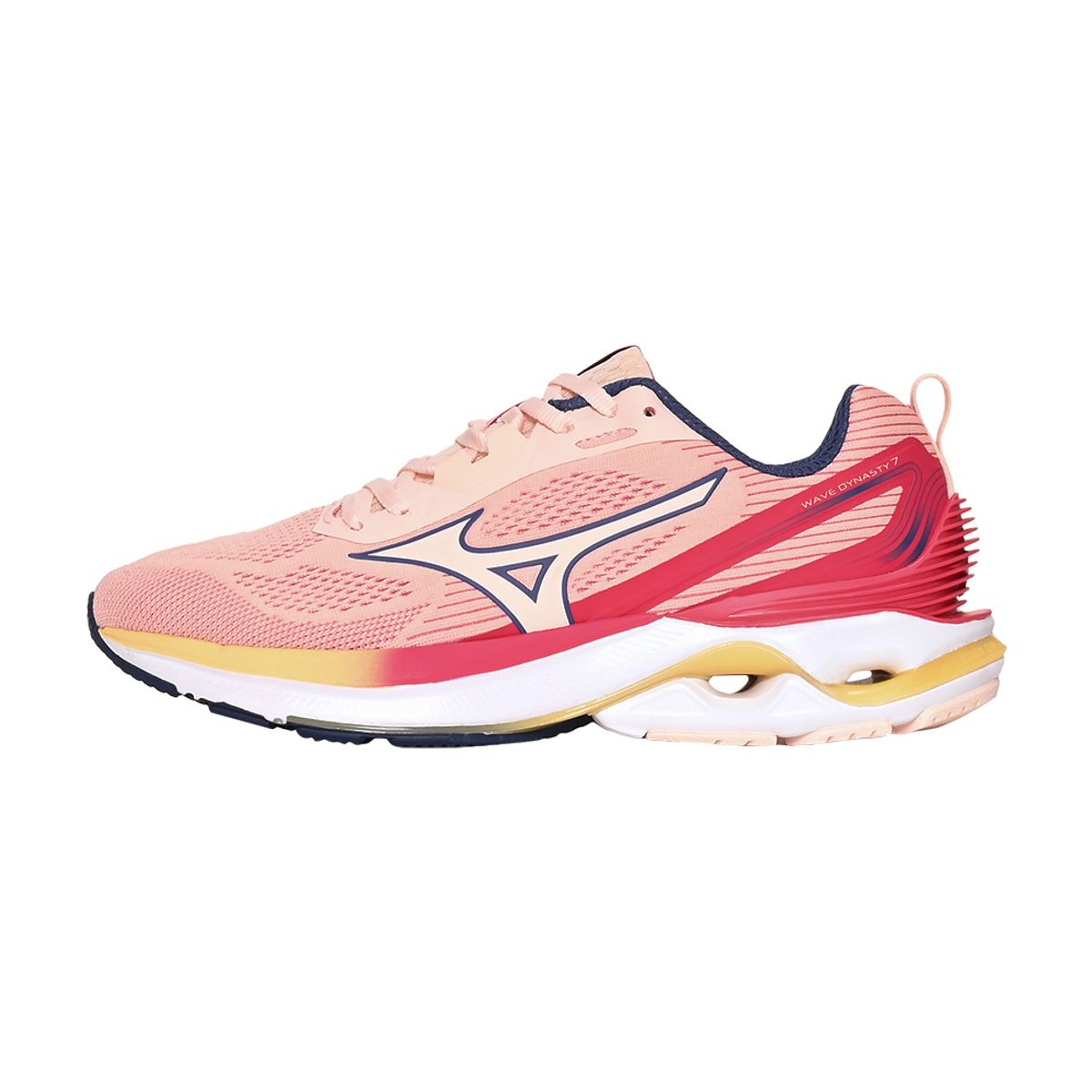 Tênis de Corrida Feminino Mizuno Wave Dynasty 7 40 Rosa