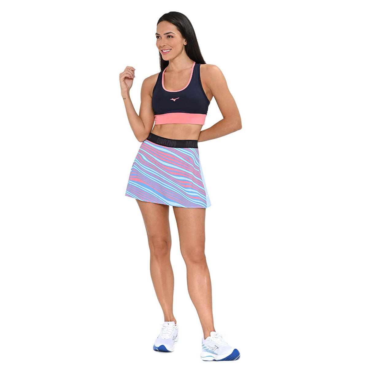 Top de Treino Feminina Mizuno Run Easy 4 M Azul