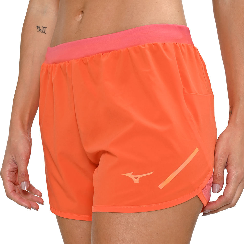 Shorts de Corrida Feminino Mizuno Aero 4 in