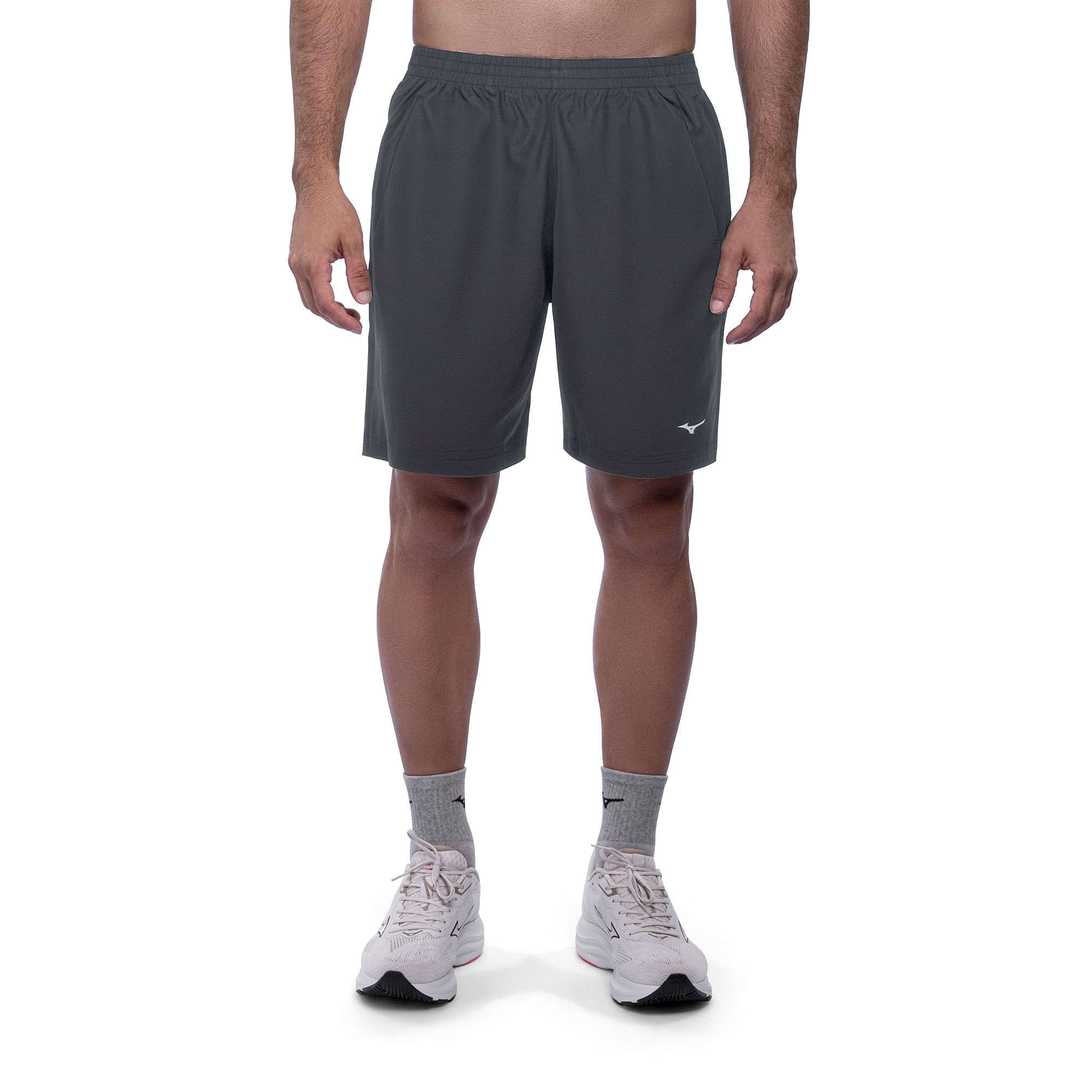 Bermuda de Treino Mizuno Energy 7 Masculina - G Cinza