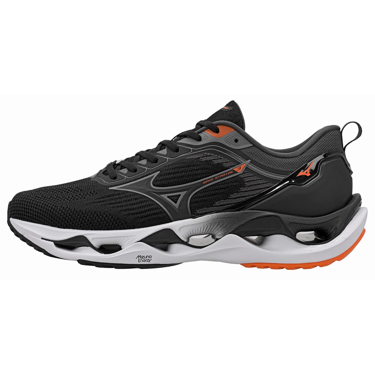 Tênis de Corrida Mizuno Wave Stratos 3 Preto