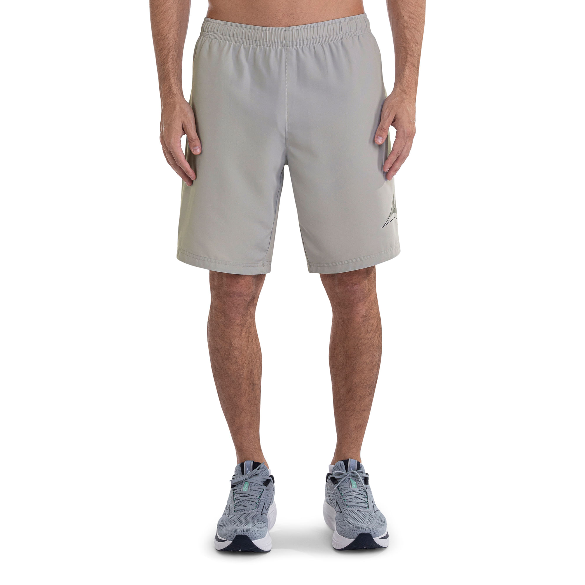 Bermuda de Treino Mizuno Run Bird Masculina - P Cinza