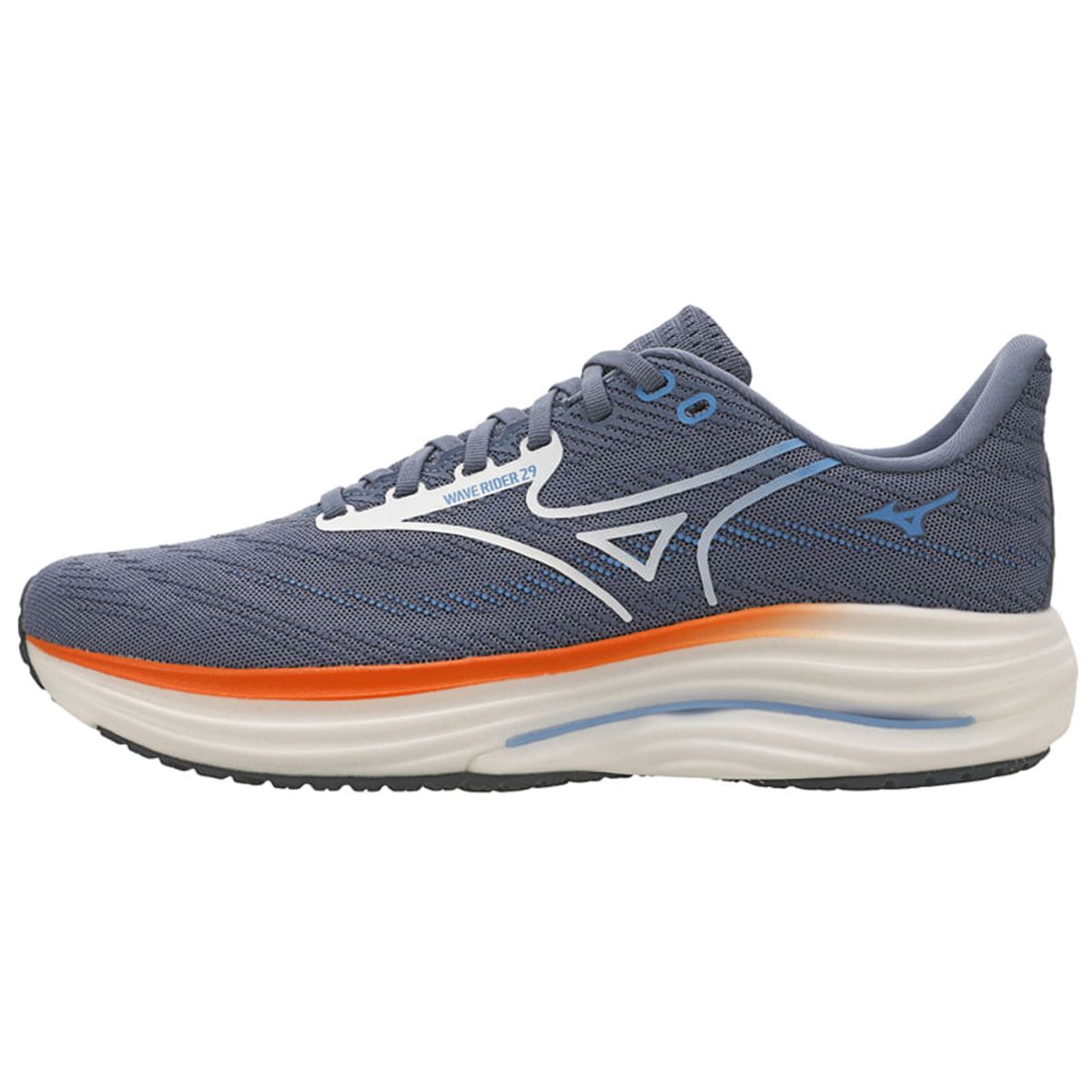 Tênis de Corrida Mizuno Wave Rider Cinza